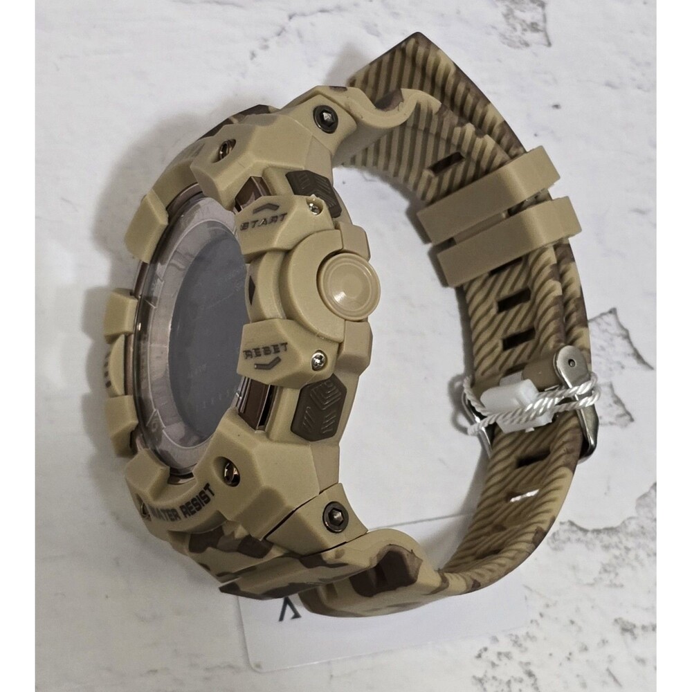 Activa X Invicta Digital Essentials Unisex 50mm Watch ACW8050MC-012 Beige Camo - Picture 7 of 7